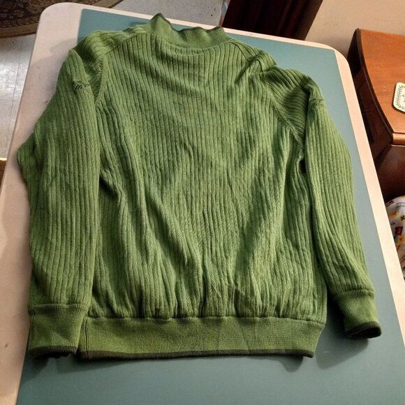 Mizuno Men's XXL Green 1/2 Zip Windlite Performance Wear Sweater - Picture 7 of 7